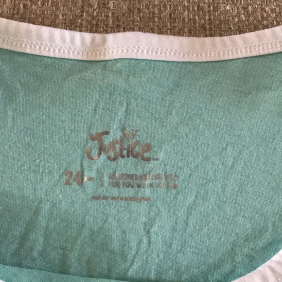 Justice Long-sleeve Tee Shirt, Rose print, for bigger kid - Picture 2 of 4